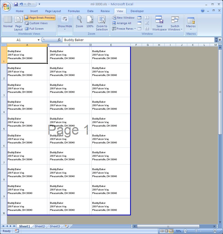 How To Print Avery Labels From Excel Classicpasa
