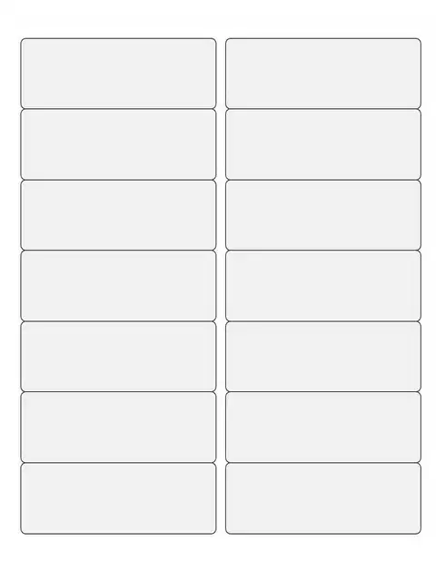 Label Template 14 Per Sheet 02