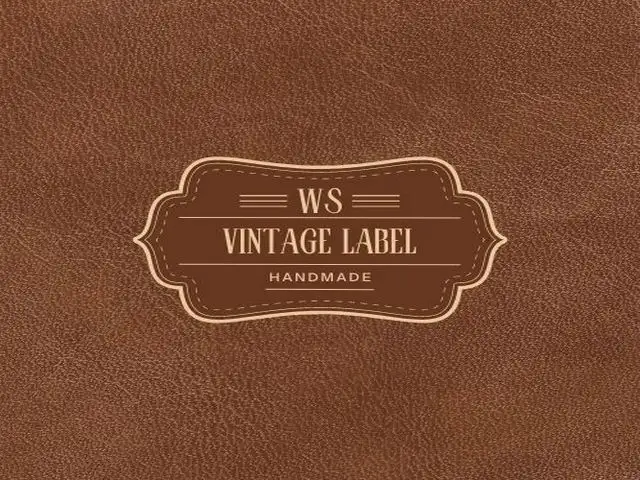 vintage label template 0001