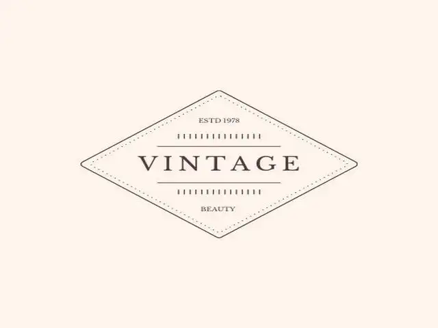 vintage label template 0007