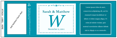 Free 4 Oz Bottle Label Template Free 4 Oz Bottle Label Template