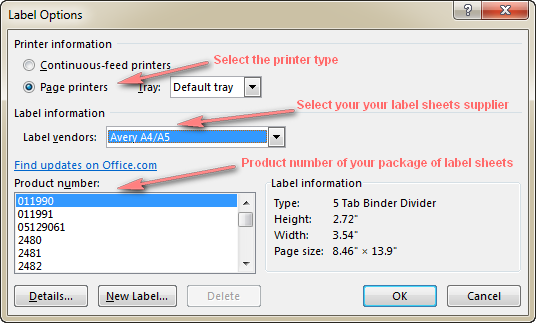 Box File Label Template Excel | printable label templates