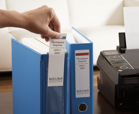 Free 1 1/2 Inch Shelf/Bin Label Holder Printer Template