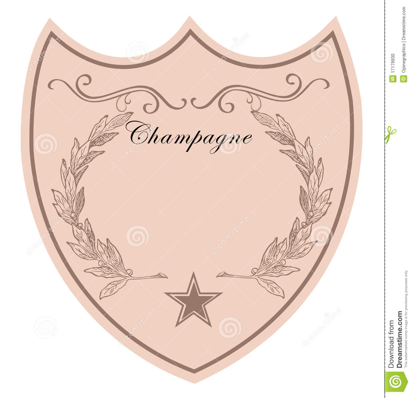 Champagne Label Template printable label templates