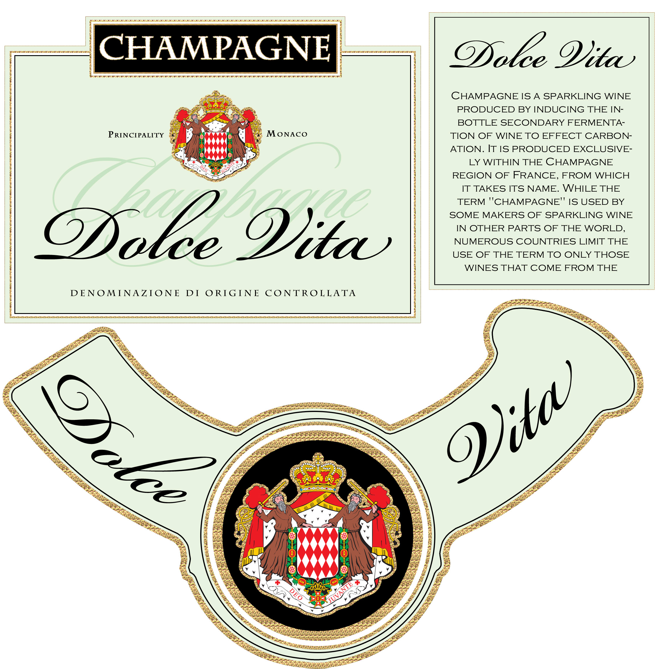 Free Printable Champagne Bottle Label Template - Printable Templates Free