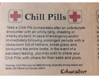 Chill Pill Label Printable