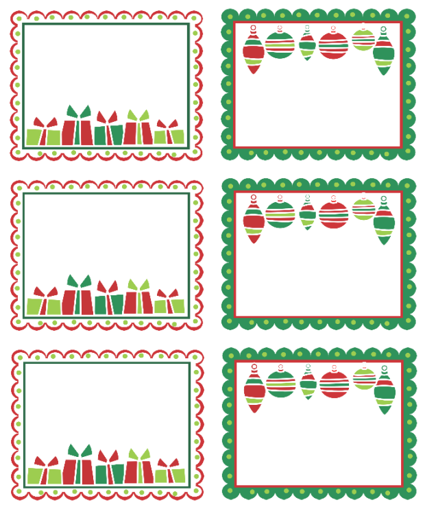 Christmas Label Printable