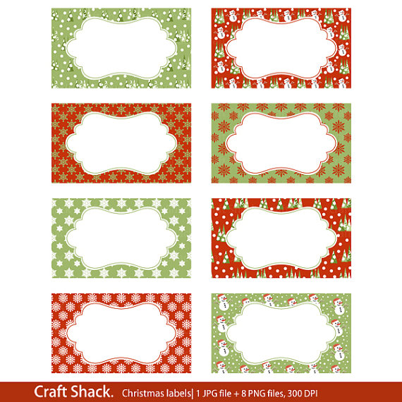 Christmas Label Printable printable label templates