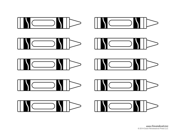Crayon Template Crayon Template
