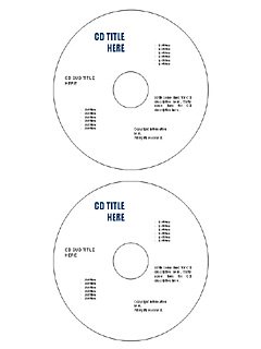 Dvd Label Template