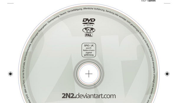 Dvd Label Template Psd