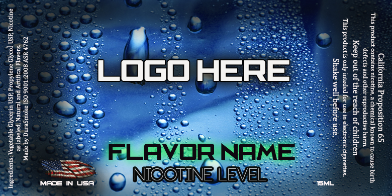 E Juice Label Template E Juice Label Template