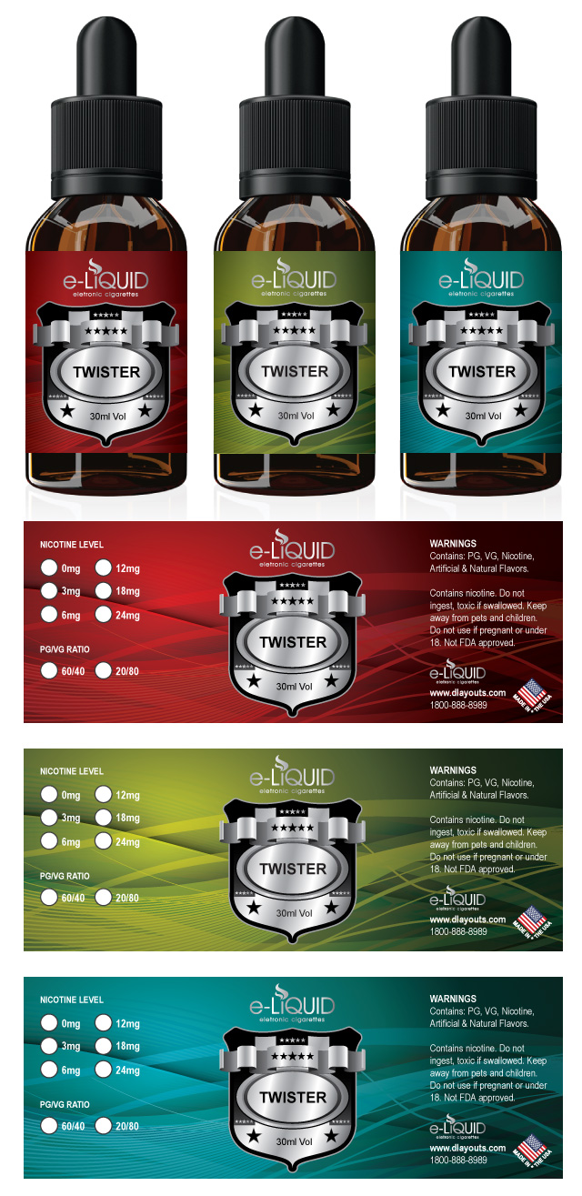 E Juice Label Template E Juice Label Template