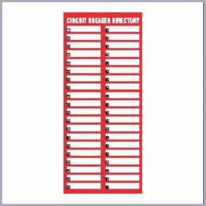 electrical panel label template printable label templates