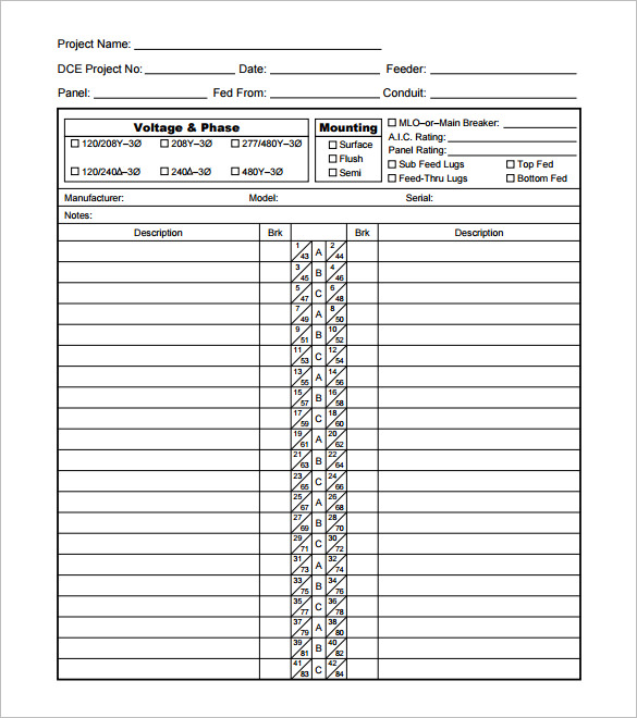 Panel Schedule Template 20+ Free Word, Excel, PDF Format 