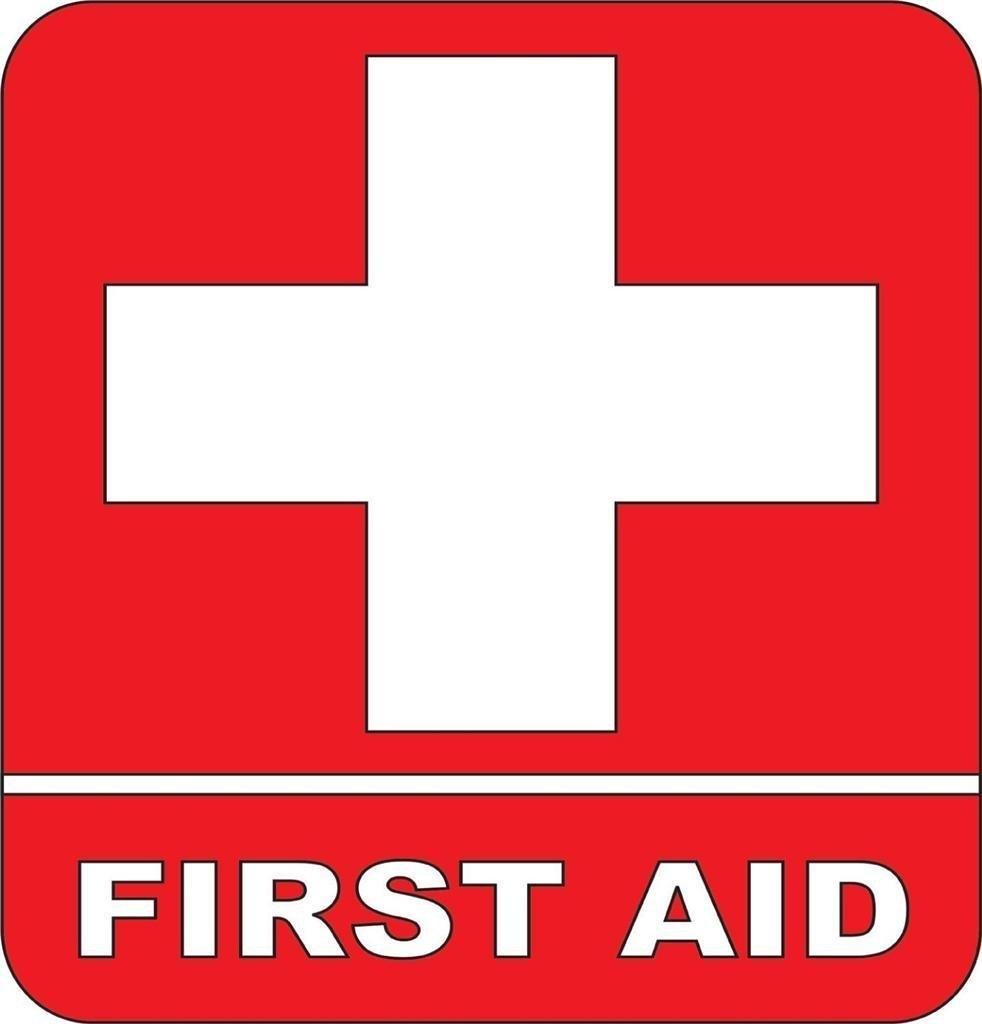 First Aid Down Arrow Kit Sign, SKU