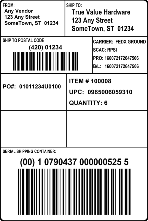 Gs1 128 Label Template Printable Label Templates