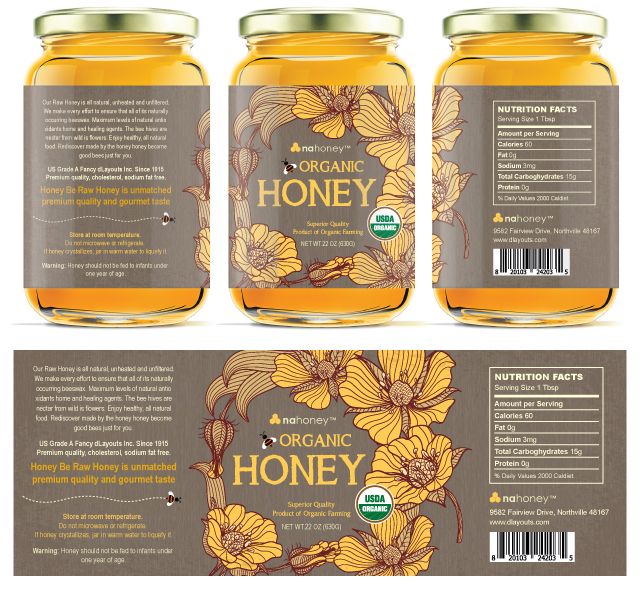 Honey Label Template printable label templates printable label