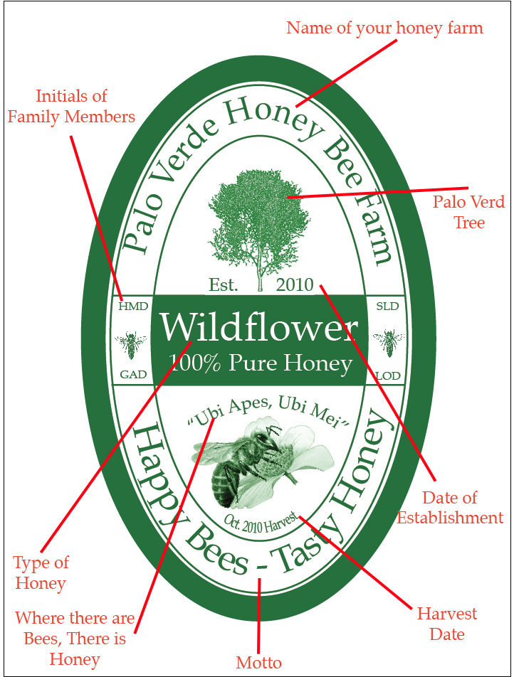 Free Templates To Create Customized Honey Labels