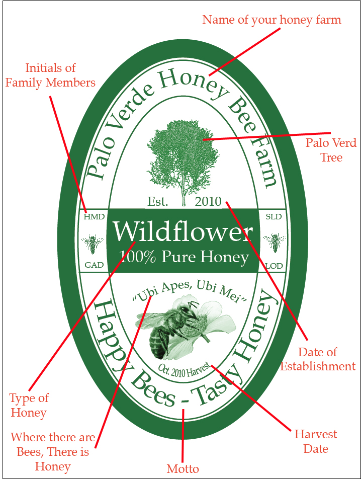 Free Templates To Create Customized Honey Labels Free Templates To Create Customized Honey Labels