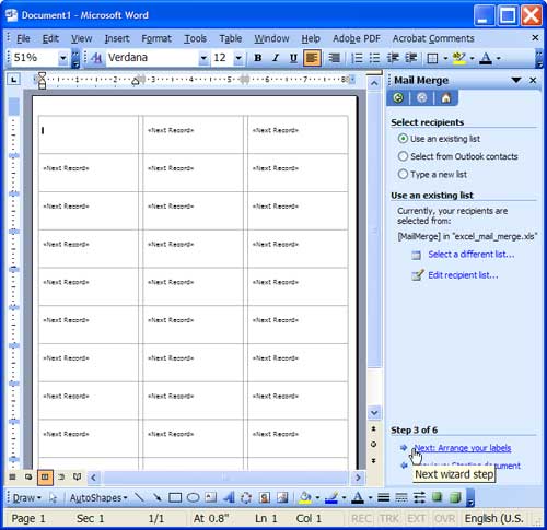 Microsoft Excel / Word How to: Mail Merge Setup | Symplebyte