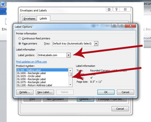 How to Create a Microsoft Word Label Template OnlineLabels.com How to Create a Microsoft Word Label Template OnlineLabels.com