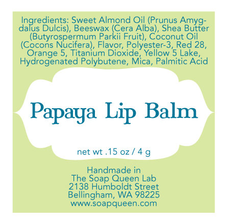 Custom Product Labels for Lip Balm