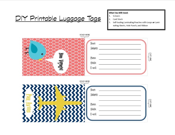 Luggage Label Template Printable Label Templates printable-luggage-template-printable-templates-free