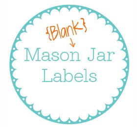 Mason Jar Label Template