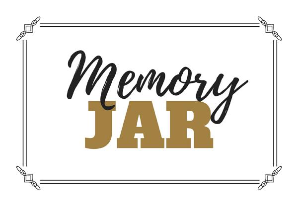 memory jar printable label