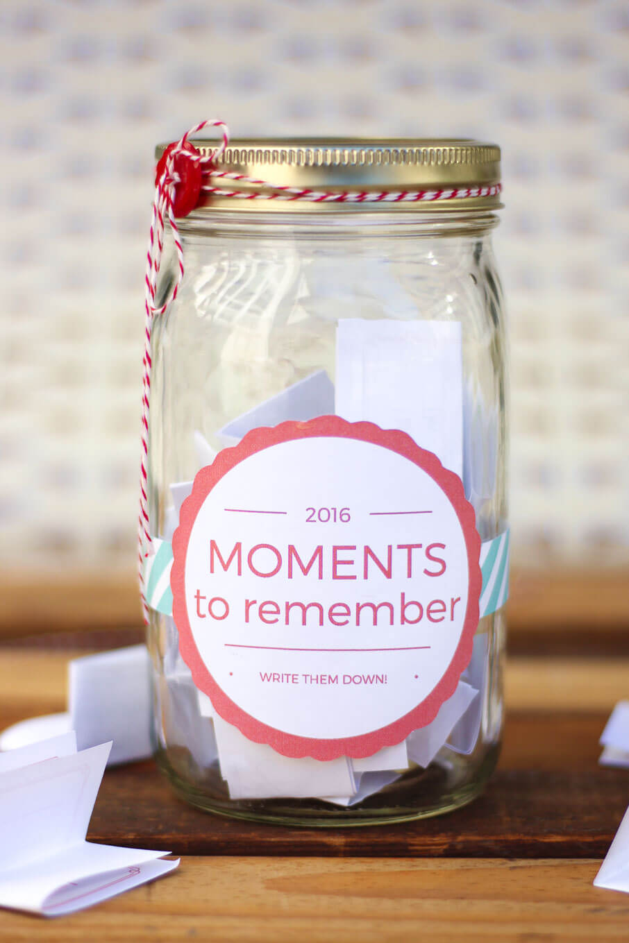 Memory Jar Printable Label