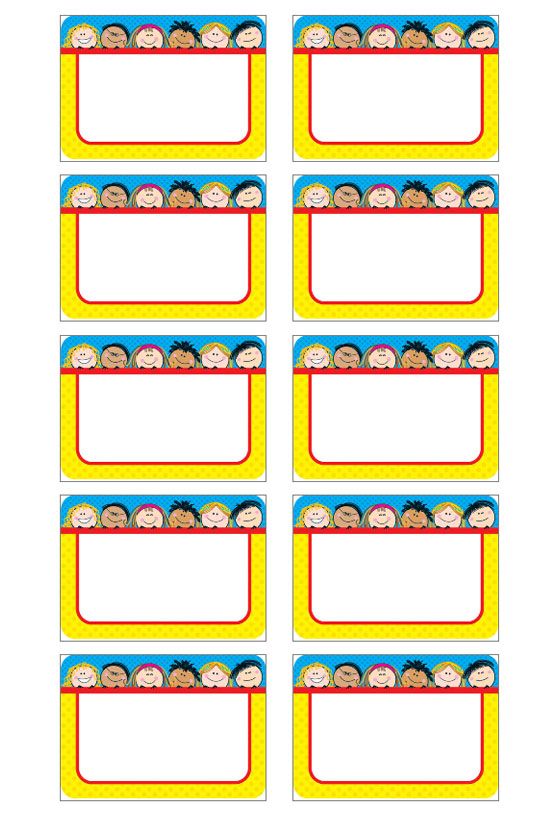 Name Label Template printable label templates printable label templates