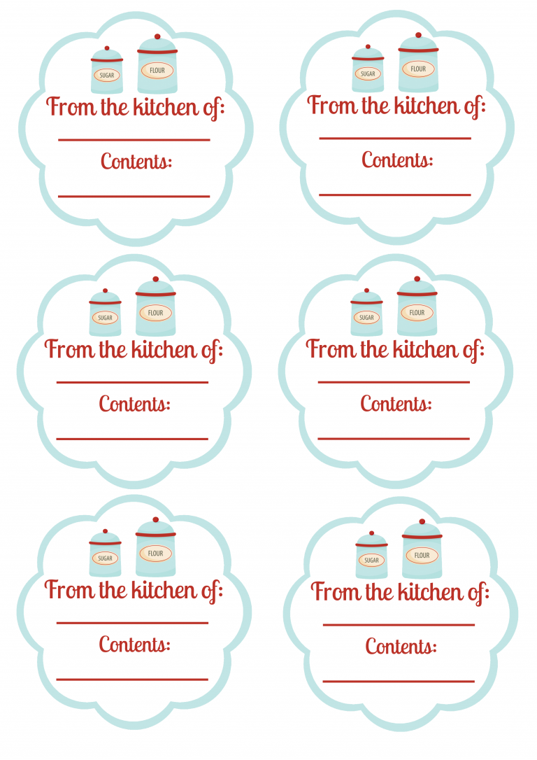 Printable Food Label | printable label templates