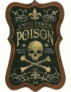 Vintage Poison Labels | Call Me Victorian