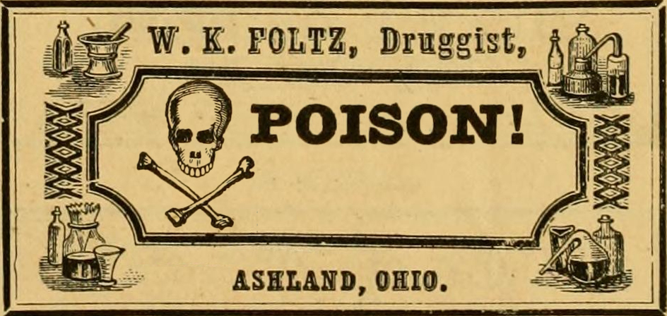 Poison Label Clip Art (70+)