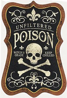 Printable Poison Label Printable Poison Label