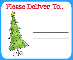 Free Printable Christmas Shipping Labels