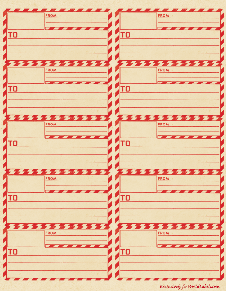 Printable Shipping Label 01