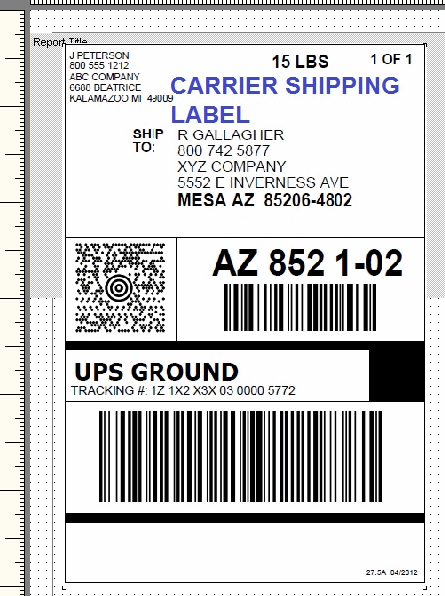 4+ shipping label template | Itinerary Template Sample