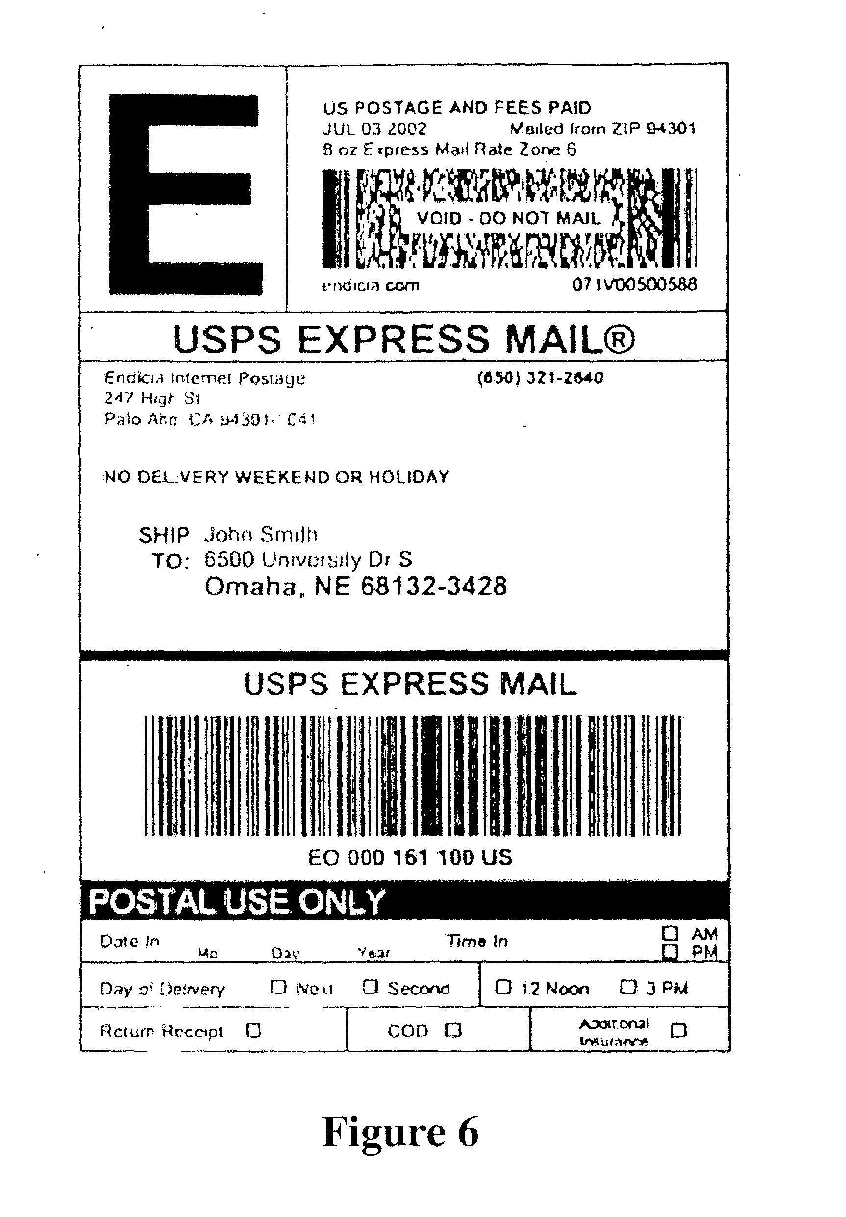 Patent US20120095880 Pc postagetm service indicia design for 