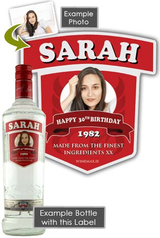 A4 Smirnoff Vodka Edible Icing or Wafer Cake Topper A4 Smirnoff Vodka Edible Icing or Wafer Cake Topper