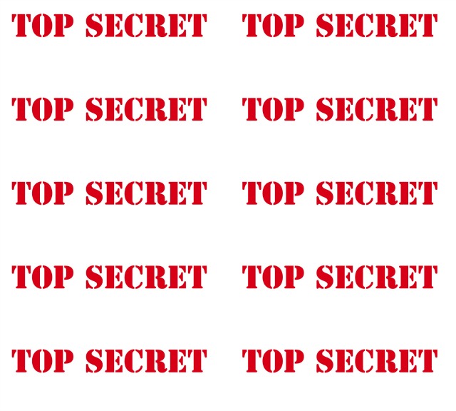 free detective printables | printable top secret signs in 