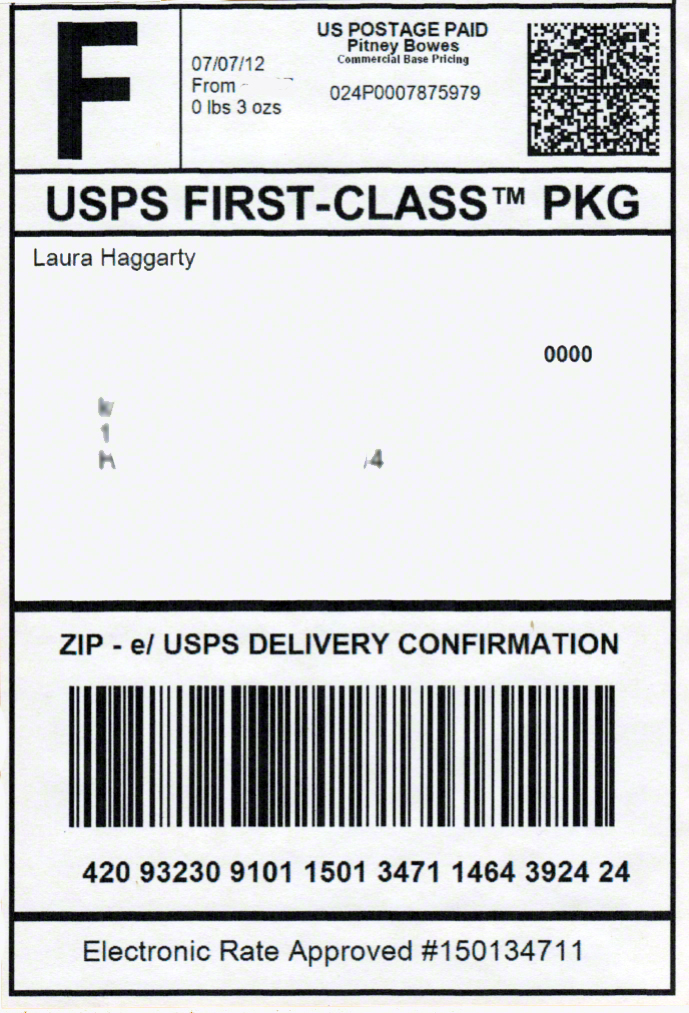 Usps Label Template 01
