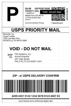 Usps Label Template 02
