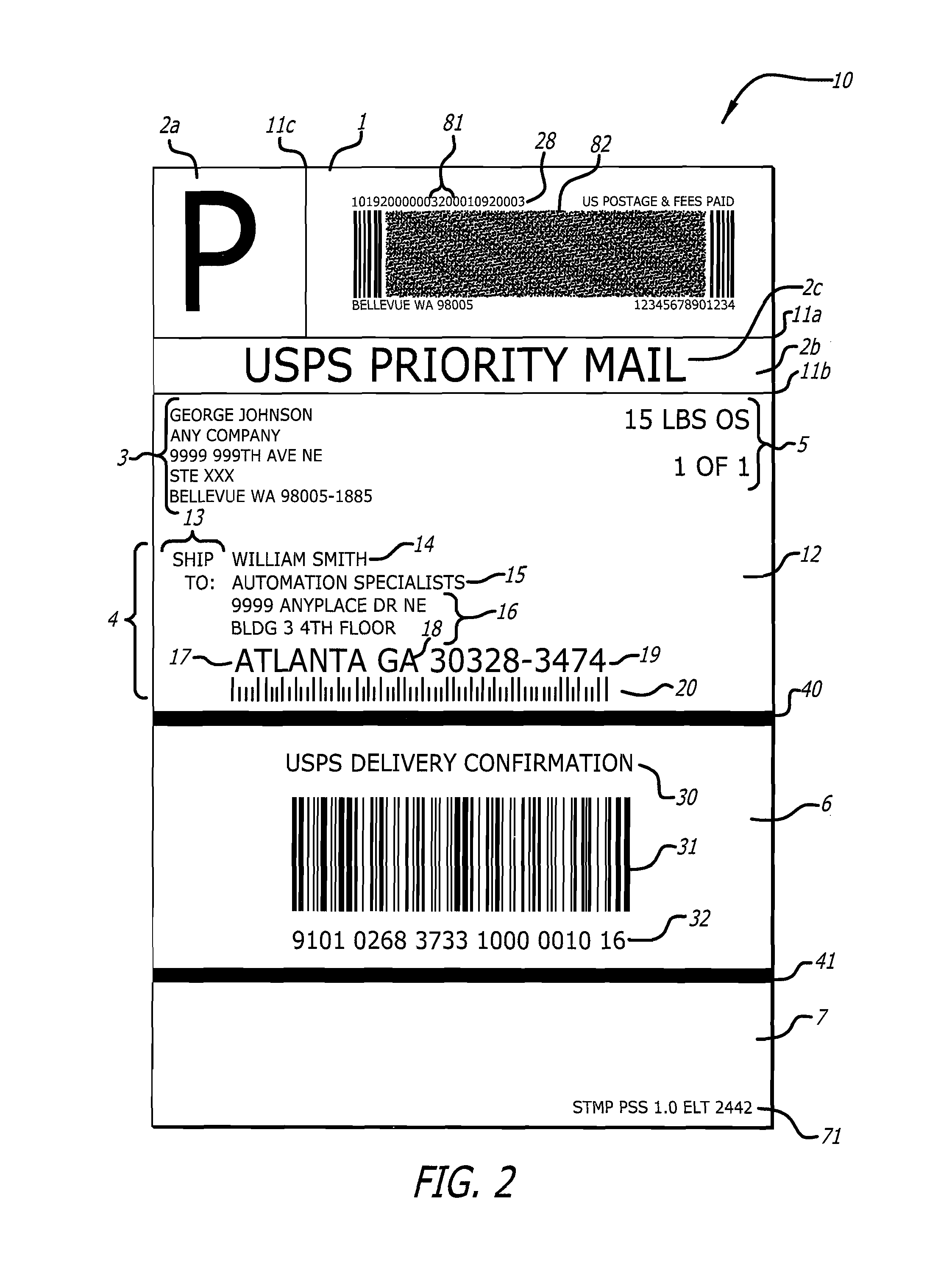 Usps Label Template 06