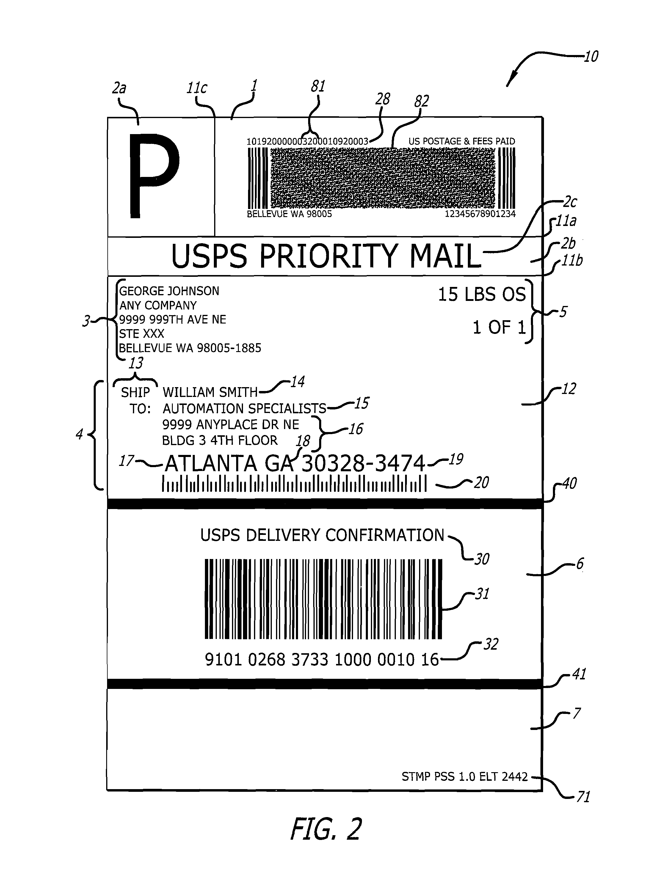 Usps Shipping Label Template Word