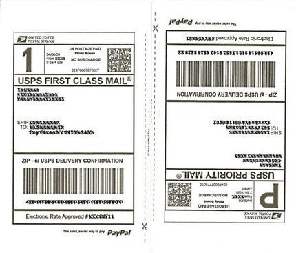 Usps Shipping Label Template | Template Design