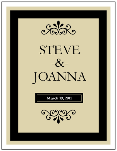Wine Label Template Word