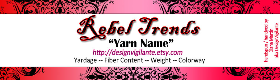 New Rebel Trends Yarn Label by DesignVigilante on DeviantArt