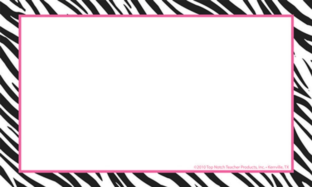 Zebra Border Template | Free Download Clip Art | Free Clip Art 
